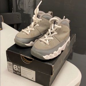 Jordan Retro 9 Toddler ‘Cool Grey’ Size 6.5C